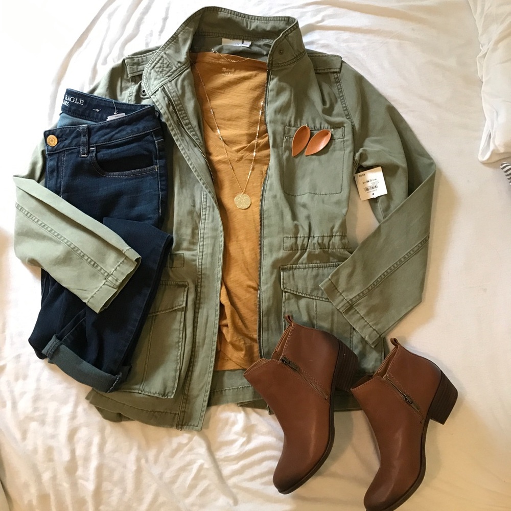 NWT BP Nordstrom Anorak Military Field Jacket